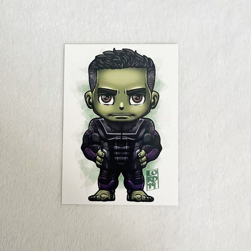 Hulk 5"x 7" Print By Lord Mesa